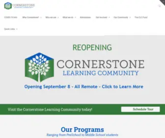 Cornerstonelc.com(Cornerstone Learning Community) Screenshot