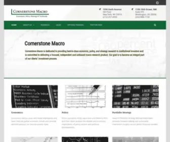 Cornerstonemacro.com(Cornerstone Macro) Screenshot