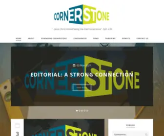 Cornerstonemagazine.org(To You Who Believe) Screenshot