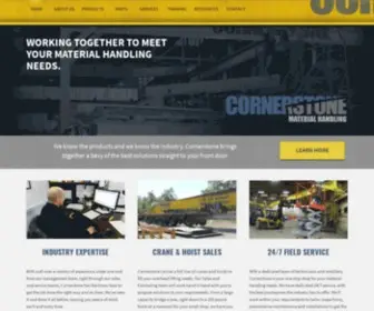 Cornerstonematerialhandling.com(Cornerstone Material Handling) Screenshot