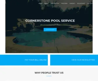 Cornerstonepoolservice.com(Cornerstone Pool Service) Screenshot