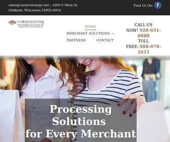 Cornerstoneps.net(Merchant Sales) Screenshot
