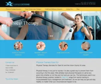 Cornerstoneptnj.com(Cornerstone Physical Therapy Health & Wellness Center) Screenshot