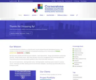 Cornerstoneresults.com(Cornerstone Business Solutions) Screenshot