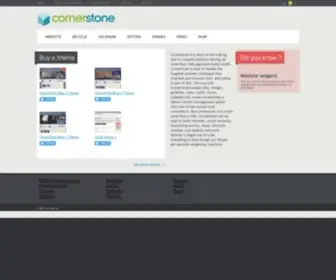 Cornerstonethemes.com(Cornerstone Themes Home) Screenshot