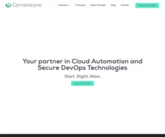 Cornerstonets.io(Technology) Screenshot