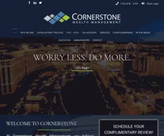 Cornerstonevegas.com(Cornerstone Wealth Management) Screenshot