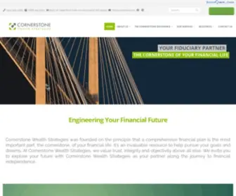 Cornerstonewealthstrategies.com(Cornerstone Wealth Strategies was founded on the principle that a comprehensive financial plan) Screenshot