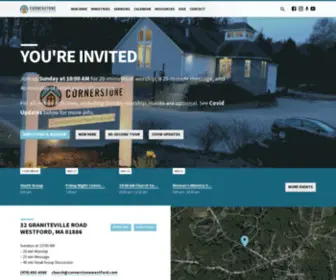 Cornerstonewestford.com(Sundays at 10) Screenshot