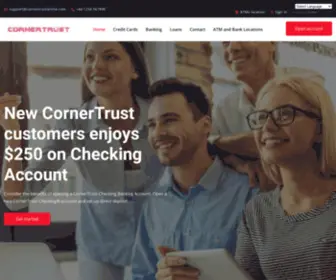 Cornertrustonline.com(Online Banking and Best Financial Services You Can Trust) Screenshot