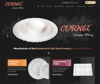 Cornetcrockery.com(Fast Food Crockery) Screenshot