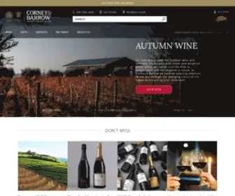 Corneyandbarrow.com(Buy wine) Screenshot