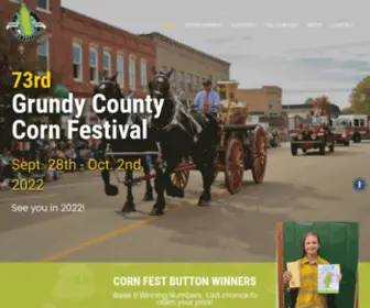 Cornfestival.org(Grundy County Corn Festival) Screenshot