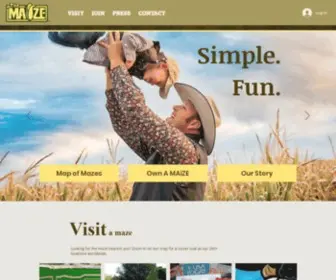 Cornfieldmaze.com(The MAiZE) Screenshot