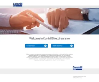 Cornhilldirect.co.uk(Cornhill Direct Insurance) Screenshot