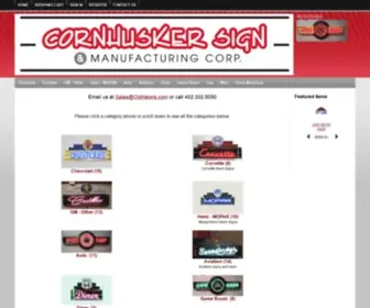 Cornhuskersign.com(Cornhusker Sign) Screenshot