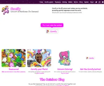 Cornify.com(Unicorn & Rainbow Happiness) Screenshot