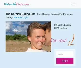 Cornishdate.com(The Cornish Dating Community Website) Screenshot