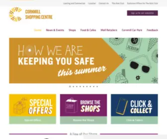 Cornmillcentre.co.uk(Cornmill Shopping Centre) Screenshot