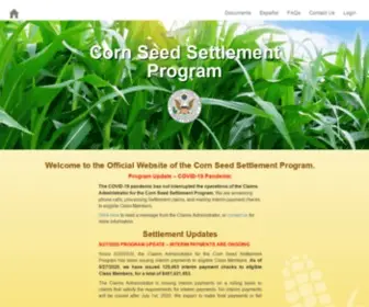 Cornseedsettlement.com(Corn Seed Settlement) Screenshot