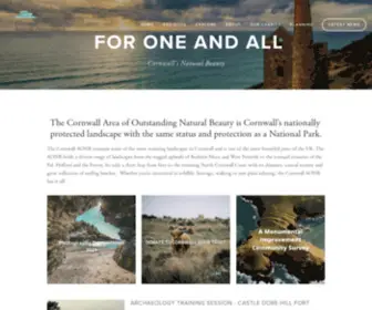 Cornwall-Aonb.gov.uk(The Cornwall Area of Outstanding Natural Beauty) Screenshot