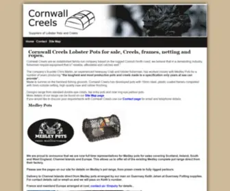 Cornwallcreels.co.uk(Lobster pots and creels for sale) Screenshot