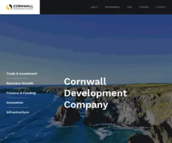 Cornwalldevelopmentcompany.co.uk(Cornwall Development Company) Screenshot