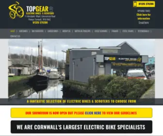 Cornwallelectricbikes.co.uk(Top Gear) Screenshot