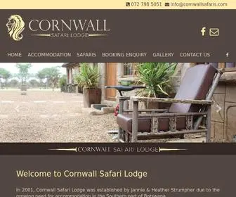 Cornwallsafaris.com(Cornwall Safari Lodge) Screenshot