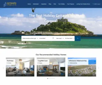Cornwallscottages.co.uk(Cornwall Cottages) Screenshot