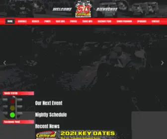 Cornwallspeedway.com(Cornwall Motor Speedway) Screenshot