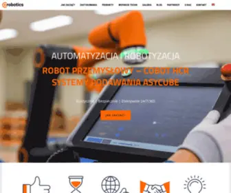 Corobotics.pl(Cobot, Robotyzacja i Automatyzacja produkcji Przemysłowej) Screenshot