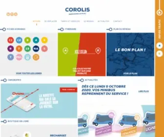 Corolis.fr(Corolis, réseau de bus Beauvais) Screenshot