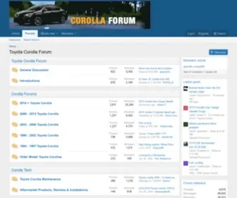 Corollaforum.com(Toyota Corolla Forum) Screenshot