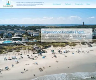 Corollalightresort.com(Outer Banks Rentals) Screenshot