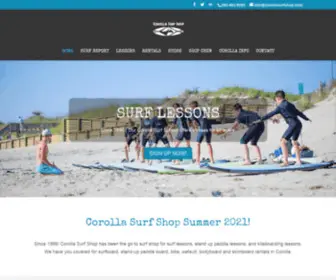 Corollasurfshop.com(Corolla Surf Shop) Screenshot