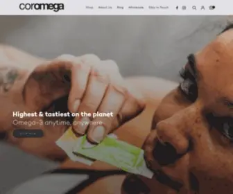 Coromega.com(Coromega makes the best emulsified supplements) Screenshot