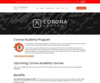 Corona-Academy.com(Corona Academy) Screenshot