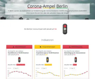 Corona-Ampel-Berlin.de(Corona-Ampel Berlin) Screenshot