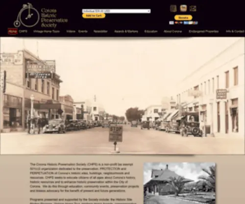 Corona-History.org(Corona History) Screenshot