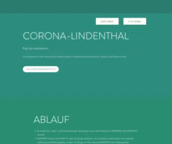 Corona-Lindenthal.de(Bürgertest) Screenshot