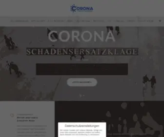 Corona-Schadensersatzklage.de(Rechtsanwalt Marcel Templin) Screenshot