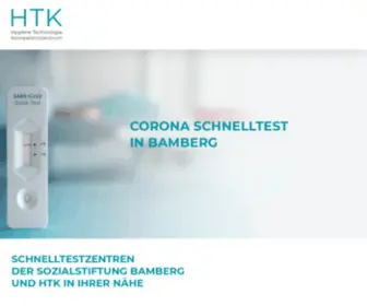 Corona-SChnelltest-Bamberg.de(Domain Default page) Screenshot