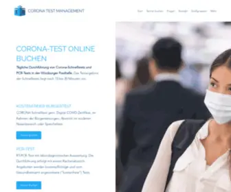 Corona-Testmanagement.de(CORONA Test Management) Screenshot