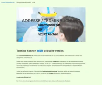 Corona-Testzentrum.ac(Corona Testzentrum) Screenshot