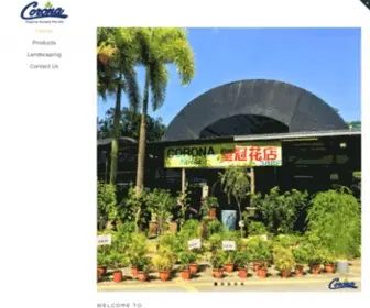 Corona.com.sg(Our experienced team of friendly and professional staff are ready to assist you with all your landscaping needs) Screenshot