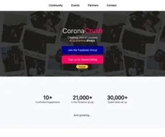 Coronacrush.co(Virtual Jewish Dating) Screenshot