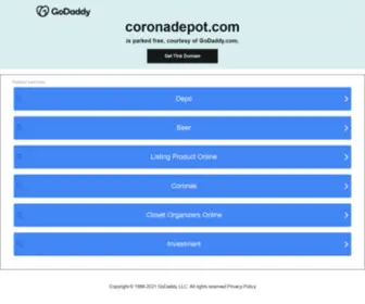 Coronadepot.com(Coronadepot) Screenshot