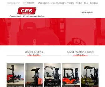 Coronadoequipmentsales.com(Coronado Equipment Sales) Screenshot