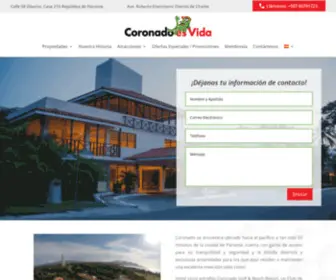 Coronadoesvida.com(Coronado es Vida) Screenshot